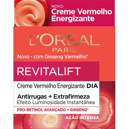 Revitalift Creme Vermelho Energizante Creme Dia 1619 3743